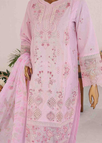 Bin Saeed Fabric - LF-CE-096 B- 3 Piece Embroidered Stitched Suit