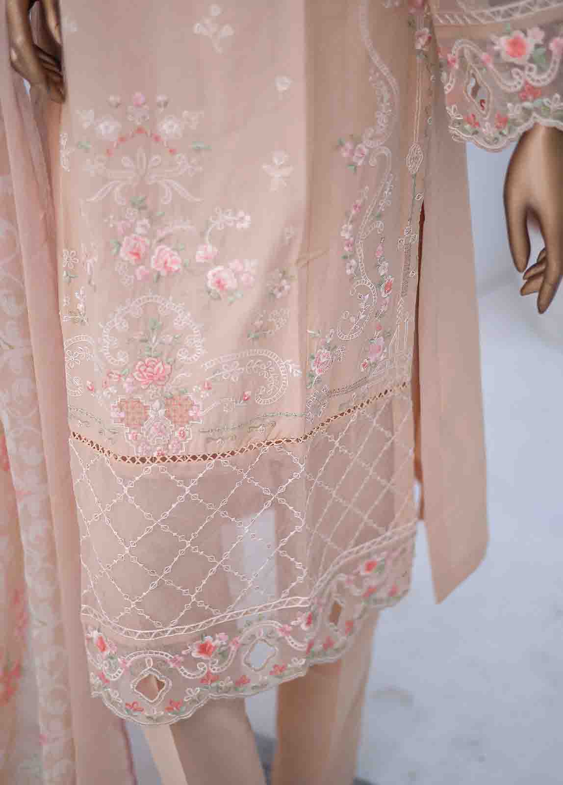 Bin Saeed Fabric - LF-CE-099- 3 Piece Embroidered Stitched Suit