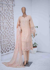 LF-CE-099- 3 Piece Embroidered Stitched Suit