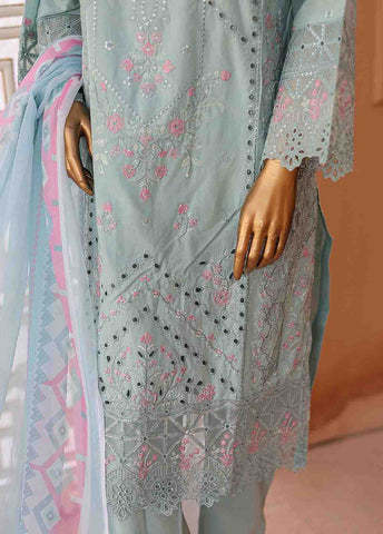 Bin Saeed Fabric - LF-CK-004 B-3 Piece Chikankari Stitched Suit
