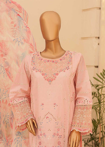 Bin Saeed Fabric - LF-CK-006-3 Piece Chikankari Stitched Suit