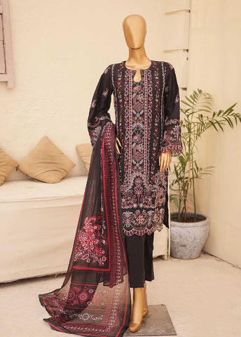 Bin Saeed Fabric - LF-CK-012-3 Piece Chikankari Stitched Suit