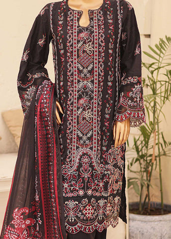 Bin Saeed Fabric - LF-CK-012-3 Piece Chikankari Stitched Suit