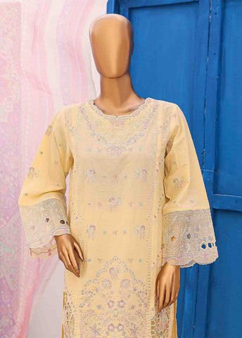 Bin Saeed Fabric - LF-CK-0136 C-3 Piece Chikankari Stitched Suit