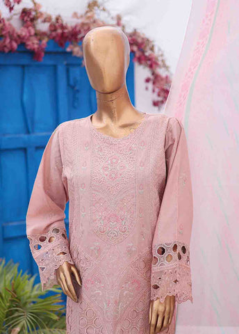 Bin Saeed Fabric - LF-CK-0141 A-3 Piece Chikankari Stitched Suit