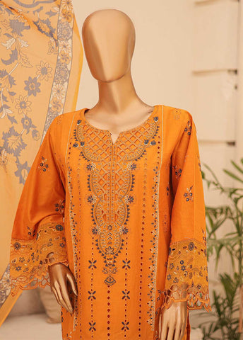 Bin Saeed Fabric - LF-CK-018-3 Piece Chikankari Stitched Suit