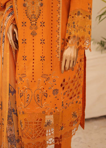 Bin Saeed Fabric - LF-CK-018-3 Piece Chikankari Stitched Suit