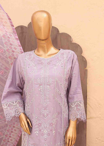 Bin Saeed Fabric - LF-CK-022 A-3 Piece Chikankari Stitched Suit