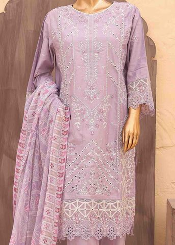 Bin Saeed Fabric - LF-CK-022 A-3 Piece Chikankari Stitched Suit