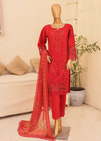 Bin Saeed Fabric - LF-CK-044-3 Piece Chikankari Stitched Suit