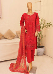 LF-CK-044-3 Piece Chikankari Stitched Suit