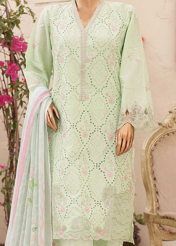Bin Saeed Fabric - LF-CK-094-3 Piece Chikankari Stitched Suit