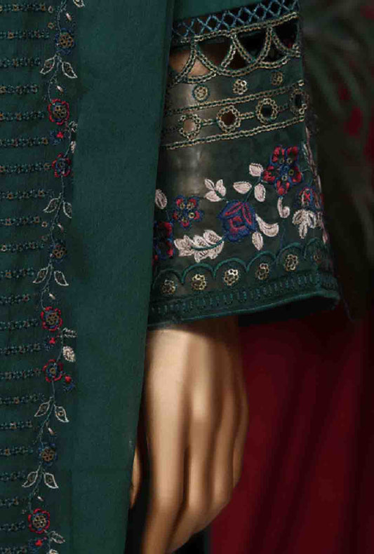 LF-D-036 - 3 Piece Luxury Embroidered Stitched Suit