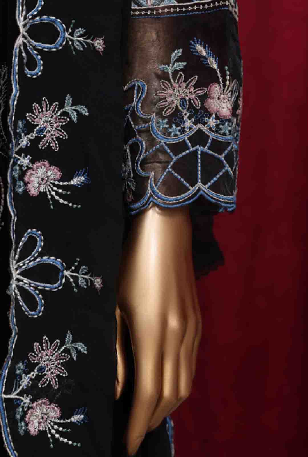 Bin Saeed Fabric - LF-D-102A- 3 Piece Luxury Embroidered Stitched Suit