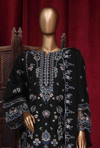 Bin Saeed Fabric - LF-D-102A- 3 Piece Luxury Embroidered Stitched Suit