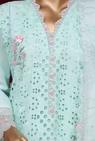 Bin Saeed Fabric - LF-D-137 B- 3 Piece Luxury Embroidered Stitched Suit