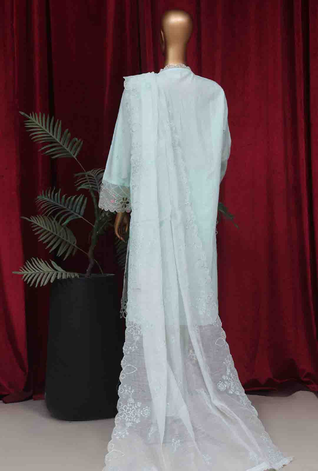 Bin Saeed Fabric - LF-D-137 B- 3 Piece Luxury Embroidered Stitched Suit