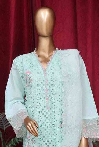 Bin Saeed Fabric - LF-D-137 B- 3 Piece Luxury Embroidered Stitched Suit