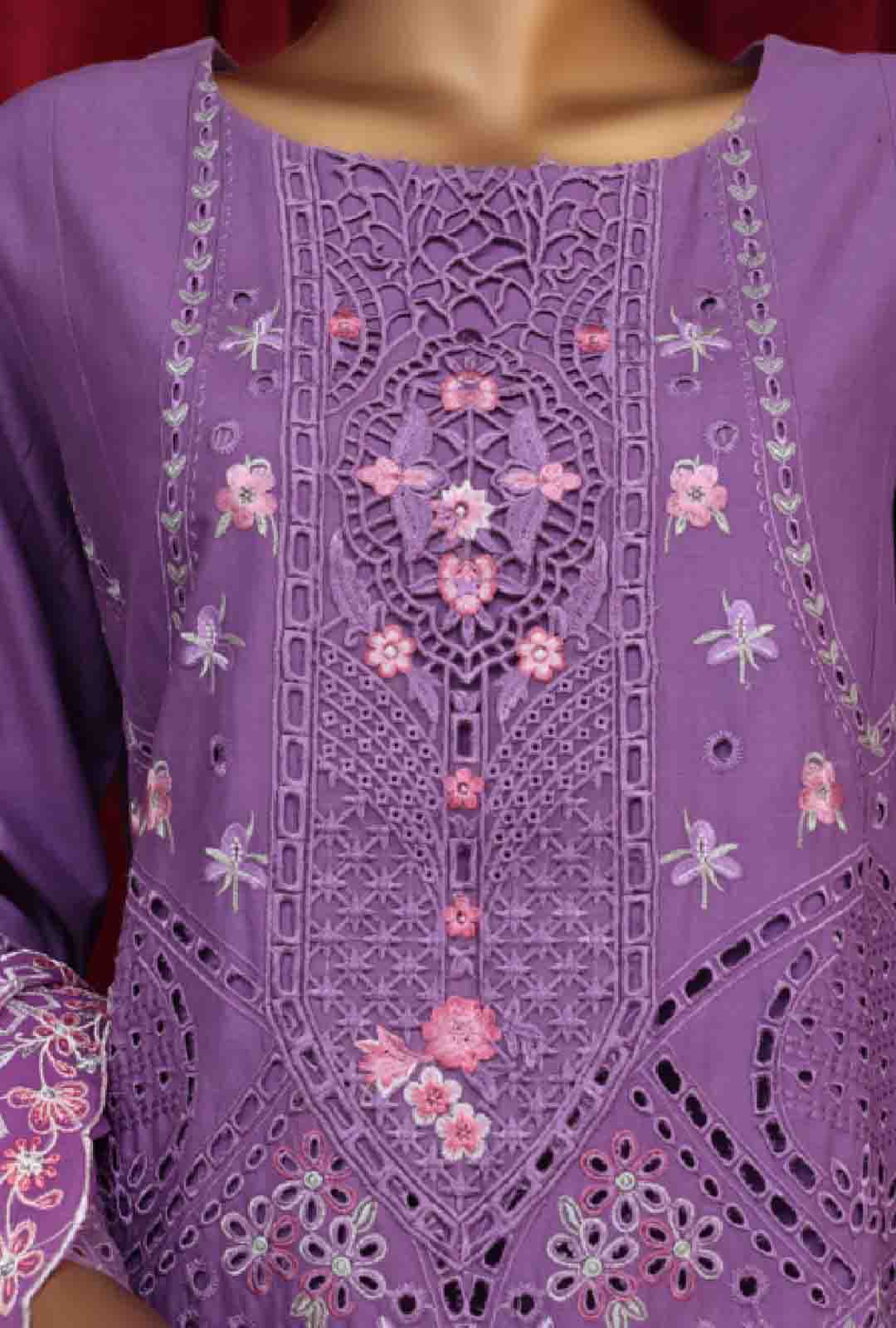 Bin Saeed Fabric - LF-D-147 A- 3 Piece Luxury Embroidered Stitched Suit