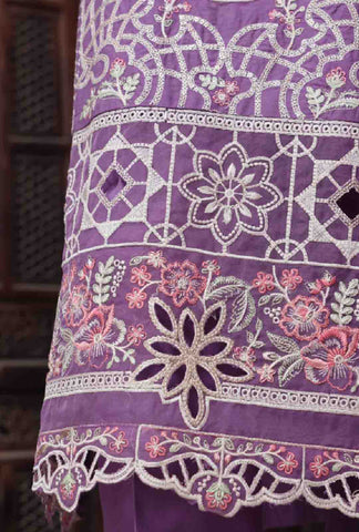 Bin Saeed Fabric - LF-D-147 B- 3 Piece Luxury Embroidered Stitched Suit