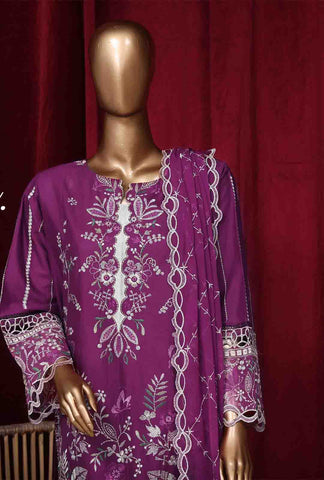 Bin Saeed Fabric - LF-D-39 A- 3 Piece Luxury Embroidered Stitched Suit