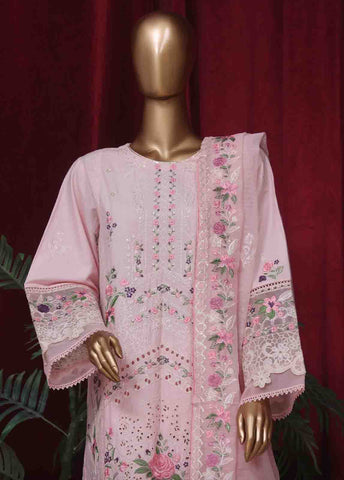 Bin Saeed Fabric - LF-D-43B- 3 Piece Luxury Embroidered Stitched Suit