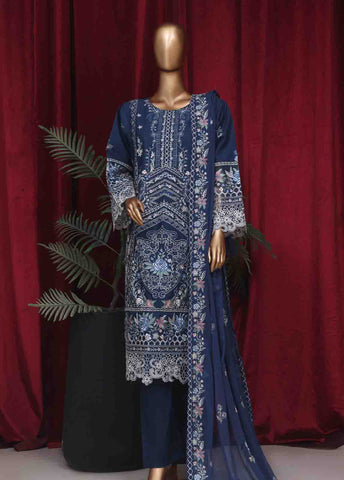 Bin Saeed Fabric - LF-D-59 - 3 Piece Luxury Embroidered Stitched Suit