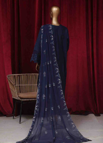 Bin Saeed Fabric - LF-ED-0101A- 3 Piece Luxury Embroidered Stitched Suit