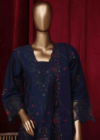 Bin Saeed Fabric - LF-ED-0101A- 3 Piece Luxury Embroidered Stitched Suit