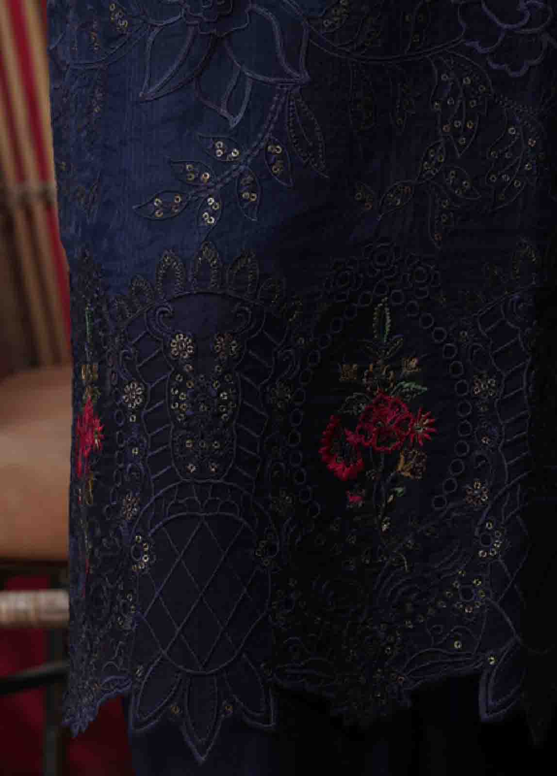 Bin Saeed Fabric - LF-ED-0101A- 3 Piece Luxury Embroidered Stitched Suit