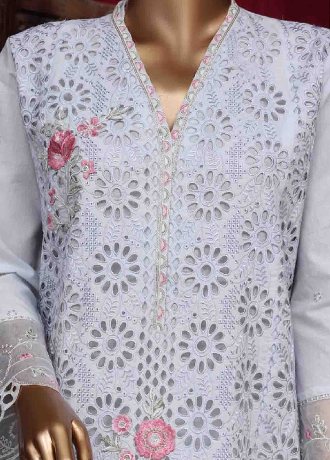 Bin Saeed Fabric - LF-ED-0102- 3 Piece Luxury Embroidered Stitched Suit