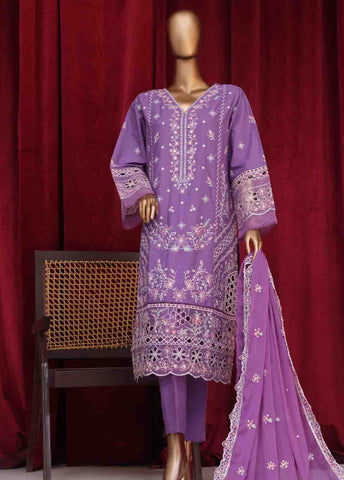 Bin Saeed Fabric - LF-ED-0147C- 3 Piece Luxury Embroidered Stitched Suit