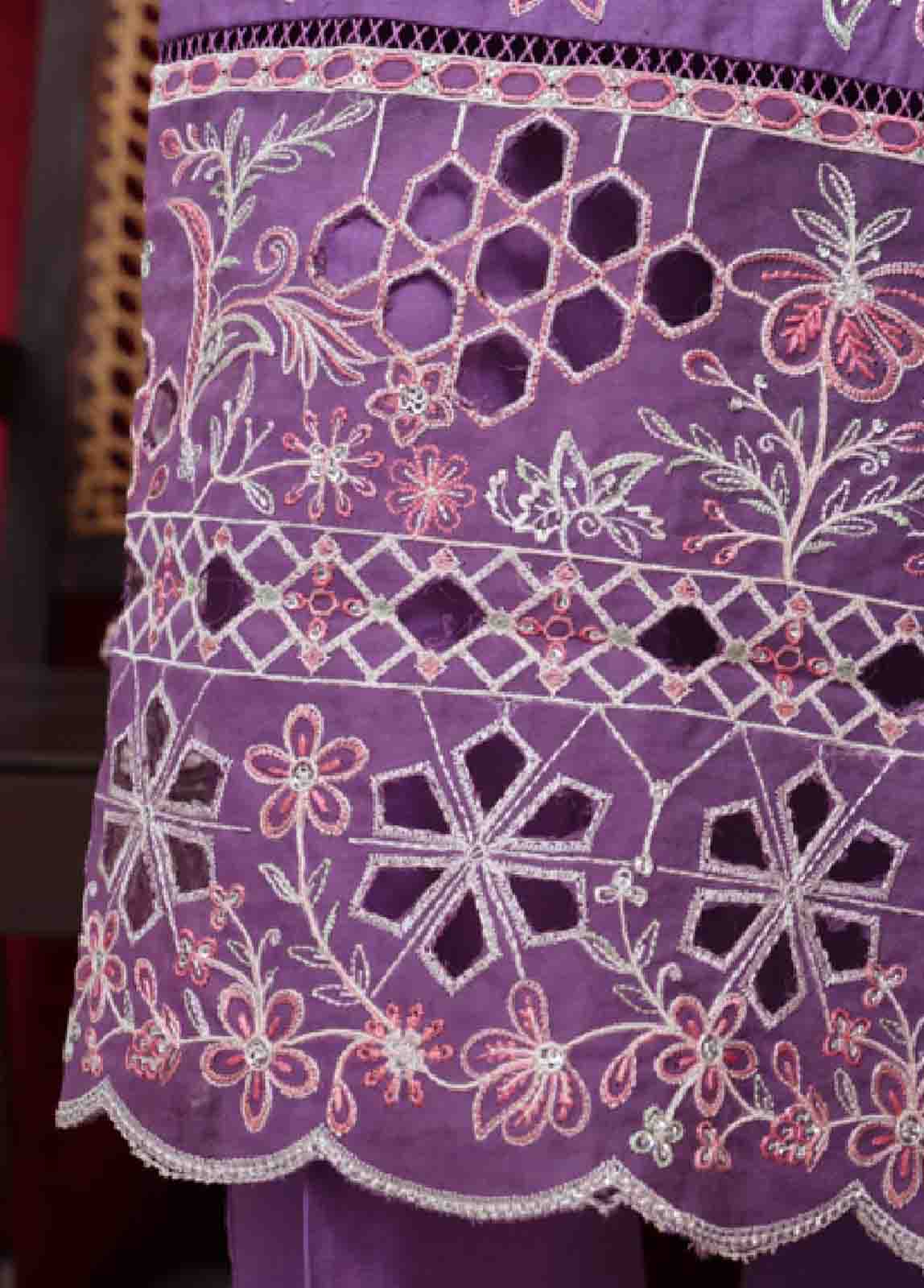 Bin Saeed Fabric - LF-ED-0147C- 3 Piece Luxury Embroidered Stitched Suit