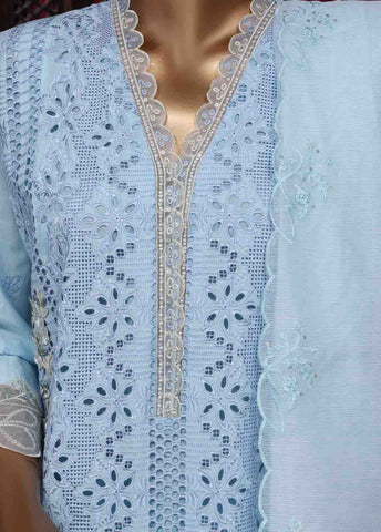 Bin Saeed Fabric - LF-ED-0150 B- 3 Piece Luxury Embroidered Stitched Suit