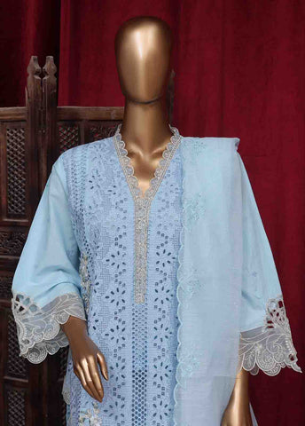 Bin Saeed Fabric - LF-ED-0150 B- 3 Piece Luxury Embroidered Stitched Suit