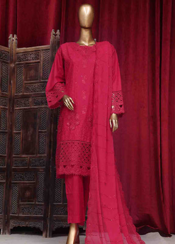 Bin Saeed Fabric - LF-ED-048A- 3 Piece Luxury Embroidered Stitched Suit