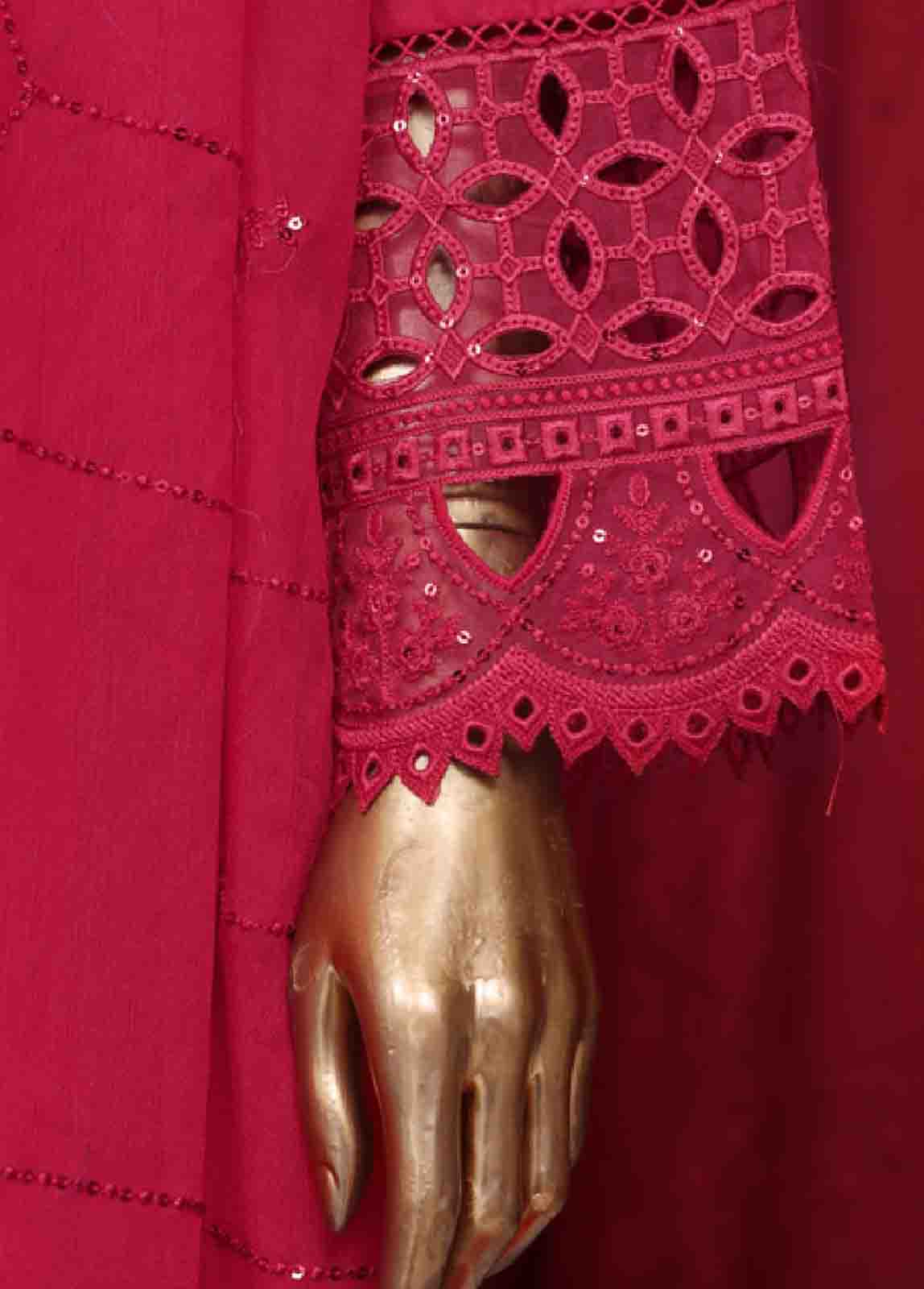 Bin Saeed Fabric - LF-ED-048A- 3 Piece Luxury Embroidered Stitched Suit