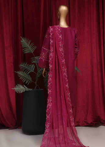 Bin Saeed Fabric - LF-ED-39B- 3 Piece Luxury Embroidered Stitched Suit