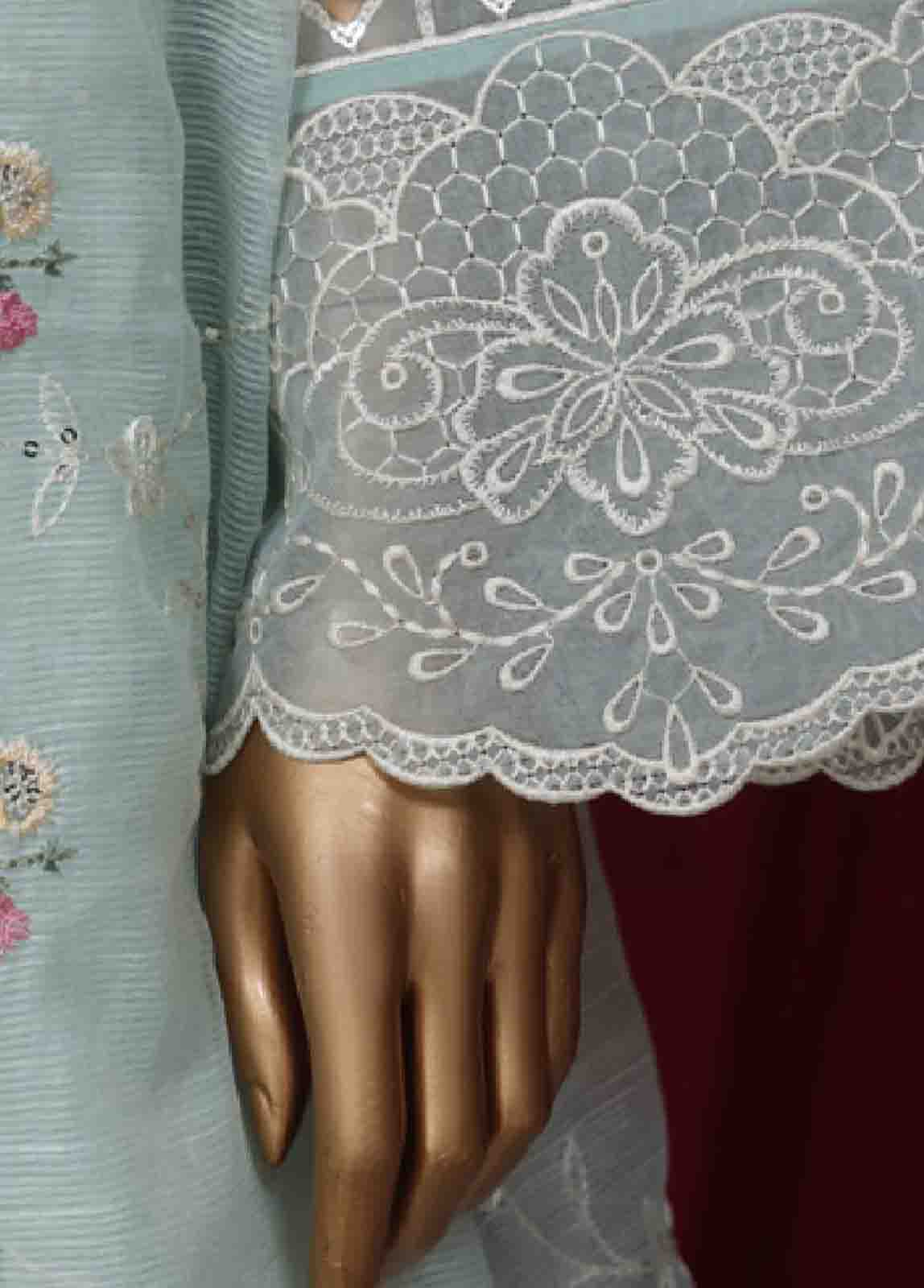 Bin Saeed Fabric - LF-ED-43A- 3 Piece Luxury Embroidered Stitched Suit