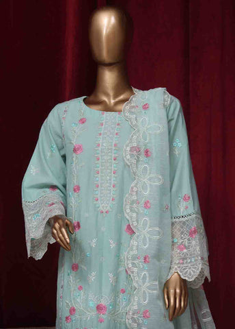 Bin Saeed Fabric - LF-ED-43 B- 3 Piece Luxury Embroidered Stitched Suit