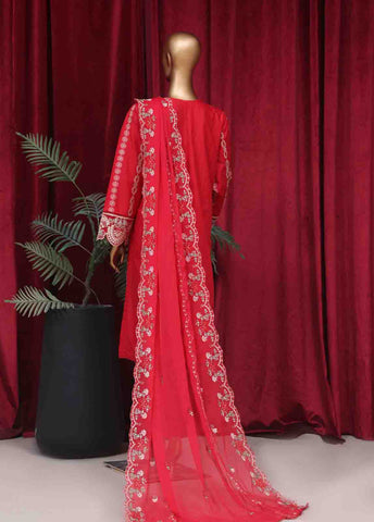 Bin Saeed Fabric - LF-ED-48 B- 3 Piece Luxury Embroidered Stitched Suit