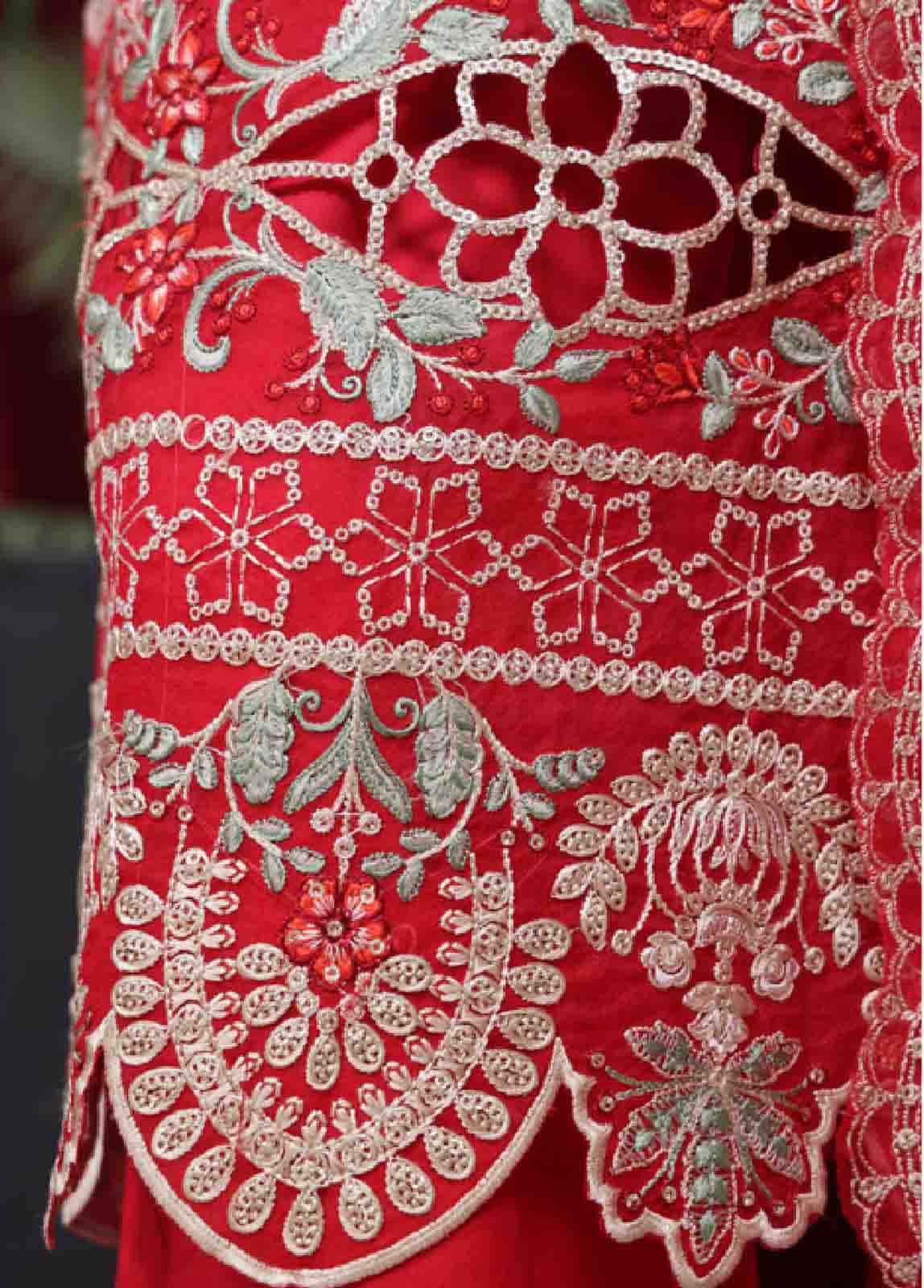 Bin Saeed Fabric - LF-ED-48 B- 3 Piece Luxury Embroidered Stitched Suit