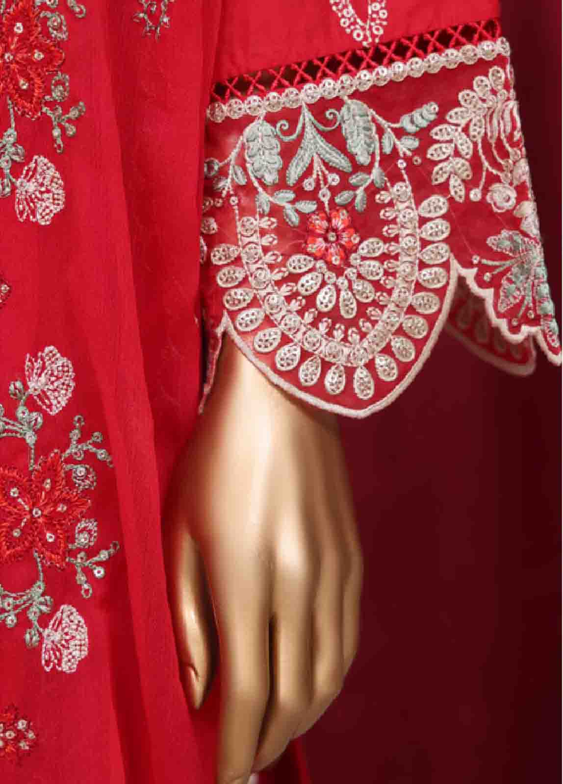 Bin Saeed Fabric - LF-ED-48 B- 3 Piece Luxury Embroidered Stitched Suit