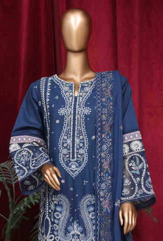 Bin Saeed Fabric - LF-ED-59- 3 Piece Luxury Embroidered Stitched Suit