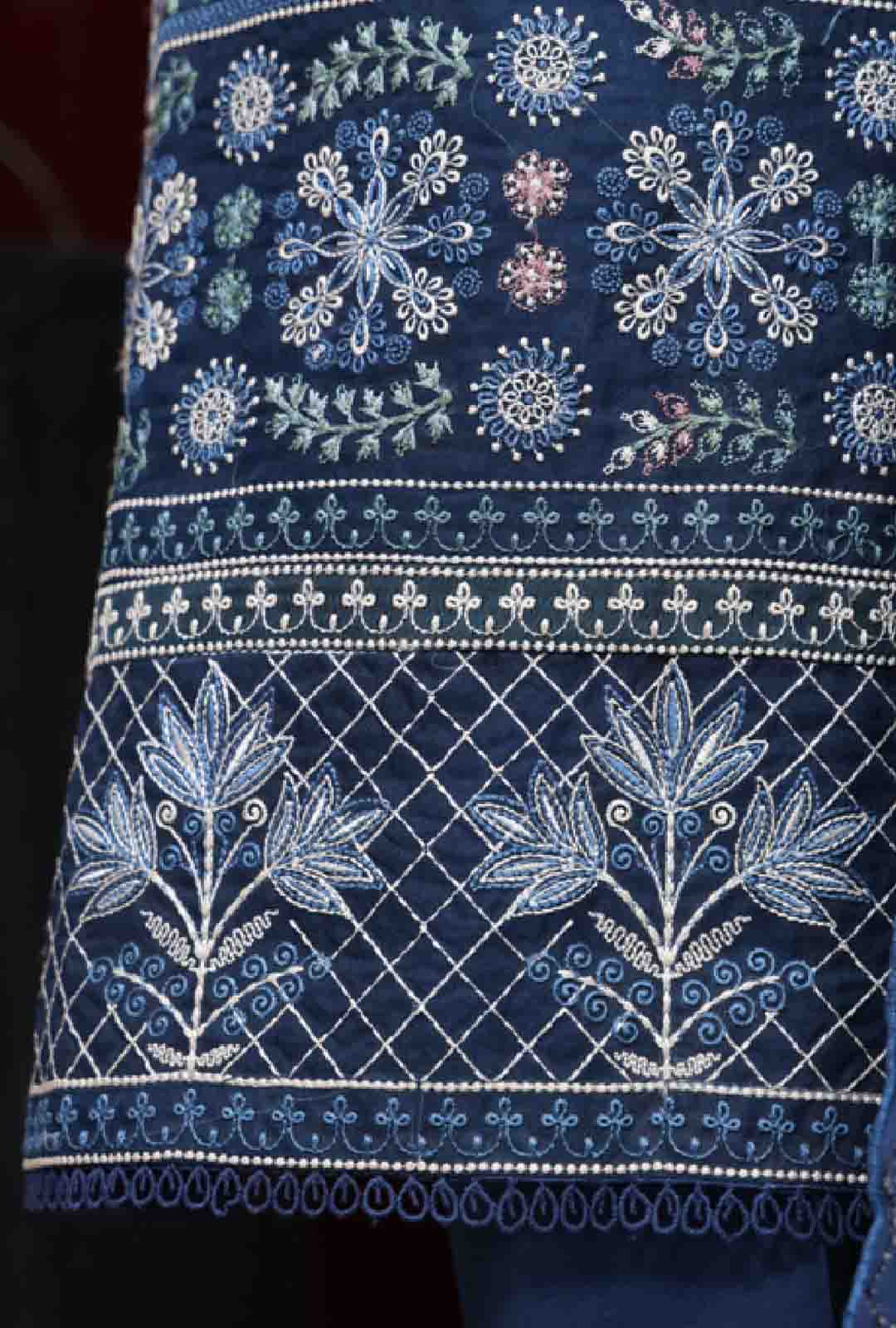 Bin Saeed Fabric - LF-ED-59- 3 Piece Luxury Embroidered Stitched Suit