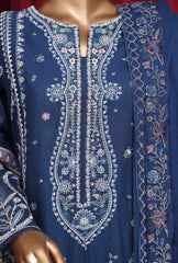 LF-ED-59- 3 Piece Luxury Embroidered Stitched Suit