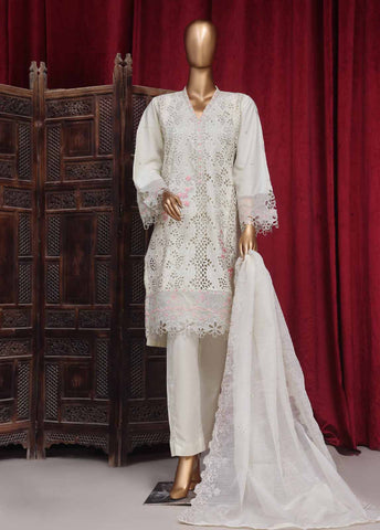 Bin Saeed Fabric - LF-ED-64B- 3 Piece Luxury Embroidered Stitched Suit
