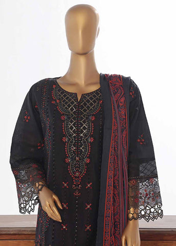 Bin Saeed Fabric - LF-EMB-012B- 3 Piece Embroidered Stitched Suit