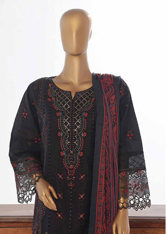 Bin Saeed Fabric - LF-EMB-012B- 3 Piece Embroidered Stitched Suit