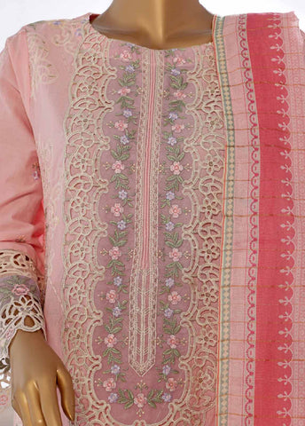 Bin Saeed Fabric - LF-EMB-0132C- 3 Piece Embroidered Stitched Suit